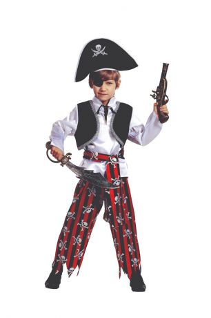 Батик Костюм карнавальный для мальчика Пират размер 38