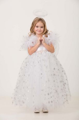 Карнавальный костюм Jeanees "Набор сделай сам "Ангел", цвет: белый. Размер: 26-38