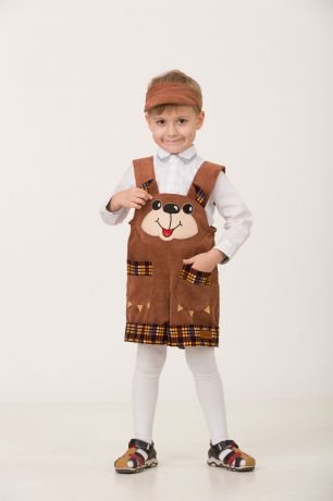 Карнавальный костюм Jeanees "Медвежонок Топтыжкин", цвет: коричневый. Размер: 28