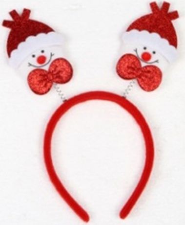 Новогоднее украшение на голову Magic Time "Красные Снеговики". 78597