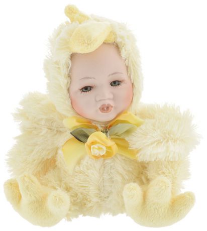 Фигурка ESTRO "Ребенок в костюме цыпленка", цвет: желтый, высота 17 см
