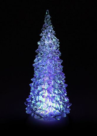 Новогодняя декоративная фигурка Kosmos "Елка", с подсветкой, высота 21 см