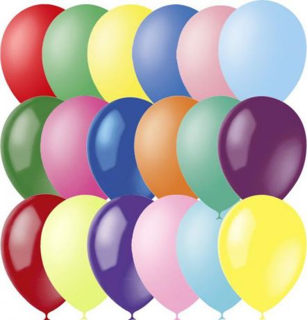 Latex Occidental Набор воздушных шариков Пастель Декоратор 25 см 100 шт