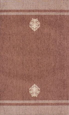 Коврик прикроватный Oriental Weavers "Милано", цвет: коричневый, 55 см х 85 см