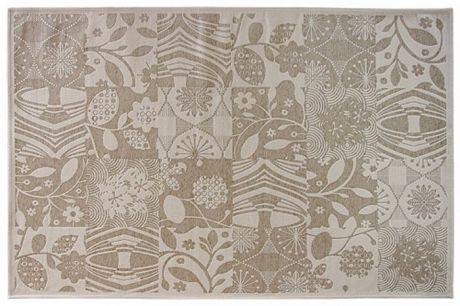 Коврик прикроватный Oriental Weavers "Дрим", цвет: серо-бежевый, 80 х 165 см. 23 W