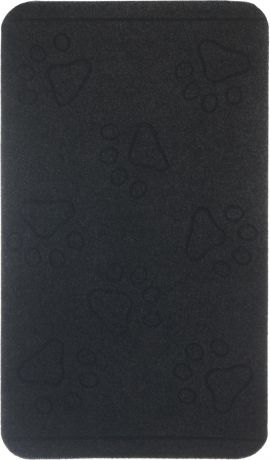 Коврик придверный EFCO "Оскар. Лапы", цвет: темно-серый, 70 х 40 см