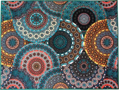 Ковер MAC Carpet "Розетта Дижитал. Круги", 100 х 133 см