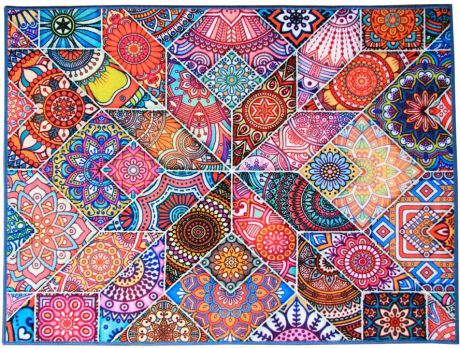 Ковер MAC Carpet "Розетта Дижитал. Мозаика", 100 х 133 см