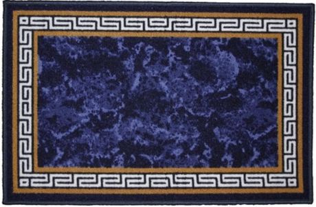 Ковер MAC Carpet "Розетта. Версаче", цвет: синий, 50 x 76 см