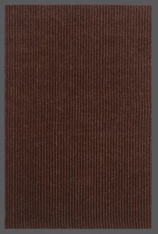Коврик придверный SunStep "Ребристый", влаговпитывающий, цвет: коричневый, 120 х 80 см
