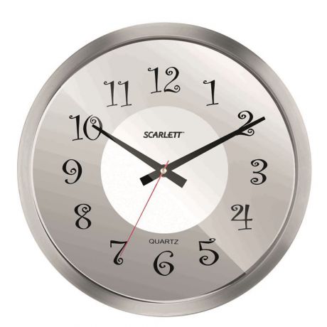 Часы настенные "Scarlett", диаметр 30,5 см. SC - WC1004I