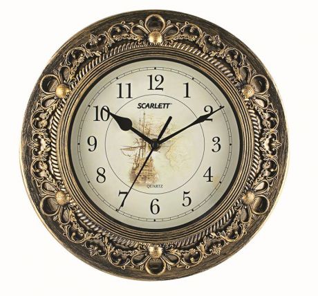 Часы настенные "Scarlett", диаметр 30,5 см. SC - 27C