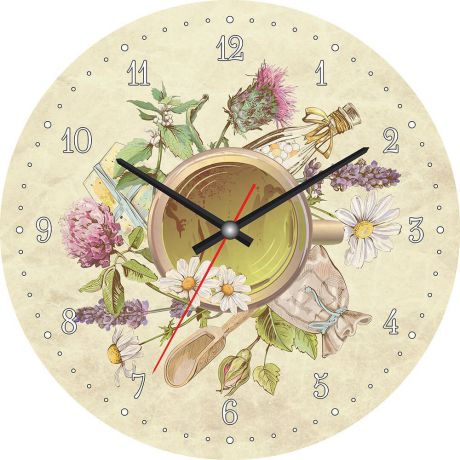 Часы настенные "Postermarket", цвет: бежевый, диаметр 30 см. CL-14