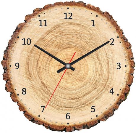 Часы настенные "Postermarket", цвет: бежевый, диаметр 30 см. CL-06