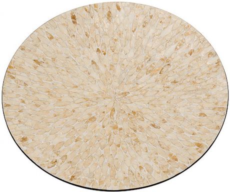 Декоративная тарелка ВеЩицы "Золотой песок", 55 х 55 х 6 см