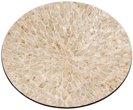 Декоративная тарелка ВеЩицы "Золотой песок", 40 х 40 х 6 см
