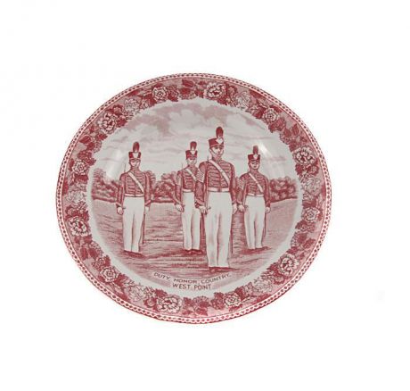 Коллекционная тарелка "Вест-Пойнт". Фарфор, роспись. Jonroth, Великобритания, конец XX века