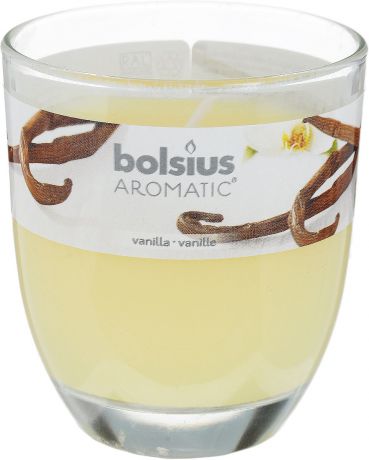 Свеча ароматическая Bolsius "Ваниль", 7 х 7 х 8 см