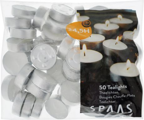 Набор свечей "Spaas", диаметр 4 см, 50 шт