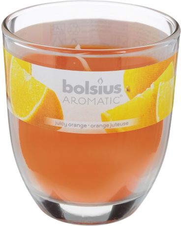 Свеча ароматическая Bolsius "Апельсин", 7 х 7 х 8 см