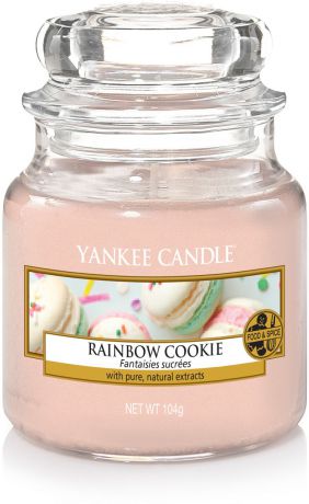 Свеча ароматизированная Yankee Candle "Радужное печенье", 104 г