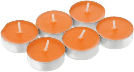 Набор свечей Paterra, 401-455, ароматизированные, в ассортименте, диаметр 4 см, 6 шт