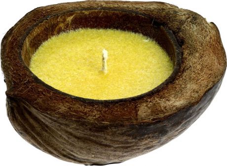 Свеча ароматизированная "CV Tample-Lights", в кокосе, с ароматом цитронеллы