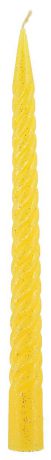Свеча декоративная Lunten Ranta "Искра", цвет: желтый, высота 23 см