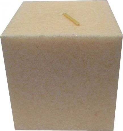 Свеча ароматизированная Chameleon "Куб", ваниль, цвет: бежевый, 7,5 x 7,5 x 7,5 см