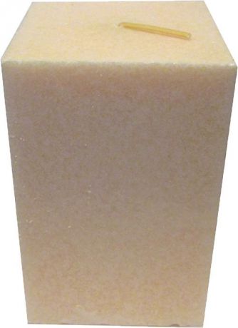 Свеча ароматизированная Chameleon "Куб", ваниль, цвет: бежевый, 7,5 x 11 x 7,5 см
