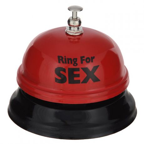Звонок настольный Эврика "Ring For Sex", цвет: красный