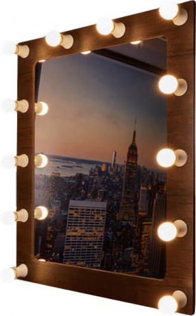 Светильник-зеркало Postermarket "Грим", цвет: темно-коричневый, 68 х 83 см