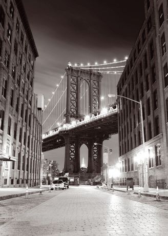 Декобокс Postermarket "Манхэттенский мост в Нью-Йорке", 50 х 70 см. DC-7010