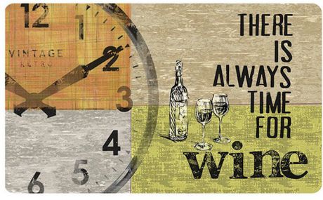 Коврик защитный Apache Mills "There is Always Time for Wine", 45 х 75 см