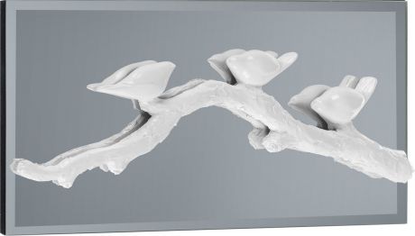 Украшение декоративное Феникс-Презент "Птички на ветке", настенное, 30 x 15 x 3,5 см