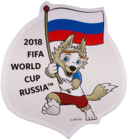 Магнит сувенирный FIFA 2018 "Забивака Класс!", 8 х 11 см. СН518