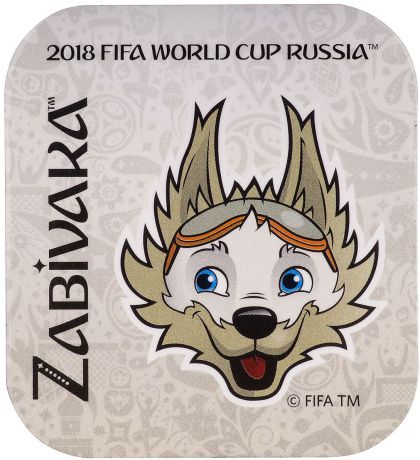 Магнит сувенирный FIFA 2018 "Забивака Удар! Триколор", 8 х 11 см. СН532