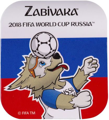 Магнит сувенирный FIFA 2018 "Забивака Улыбайся!", 8 х 11 см. СН531