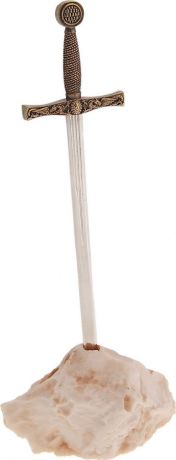 Сувенирное оружие La Balestra "Макет меча в камне "Эскалибур", 11 х 32 см