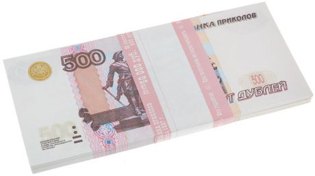 Блокнот Эврика "Пачка 500 рублей", 90 листов