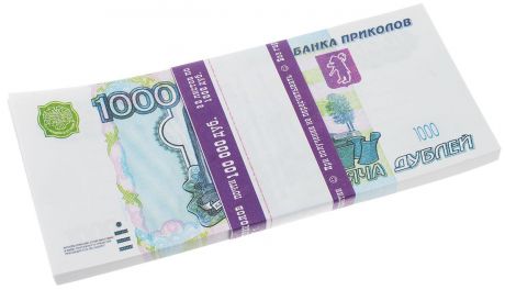 Бумага для заметок Эврика "Пачка 1000 рублей", 90 листов