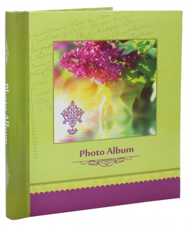Фотоальбом Pioneer "Spring Paints", 10 магнитных листов, 23 х 28 см, цвет: салатовый