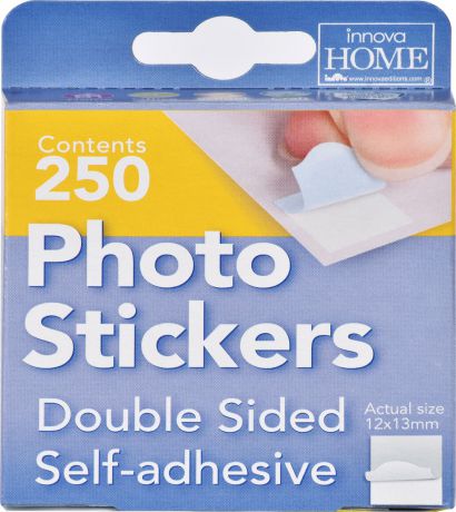 Самоклеющиеся фотостикеры Innova "Photo Stickers", 250 шт