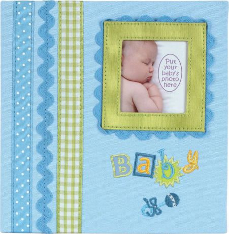 Фотоальбом Innova "Baby Memories Blue Memo", цвет: голубой, 180 фотографий, 10 x 15 см