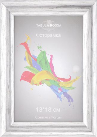 Фоторамка Tabula Rossa "Металлик", цвет: серебристый, 13 х 18 см
