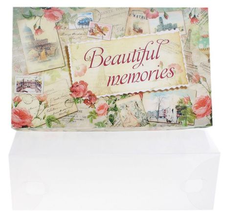 Коробка для хранения Sima-land "Beautiful Memories", сборная, 30 см х 18,5 см х 9,5 см