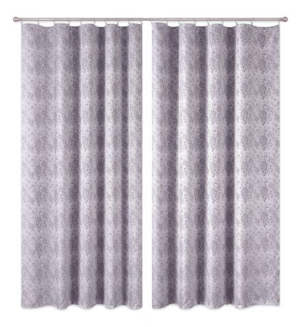Комплект штор P Primavera Firany, цвет: серый, высота 270 см. 1110022