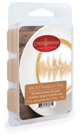 Воск ароматический Candle Warmers "Ванильный чай со специями / Spiced Vanilla Chai", цвет: бежевый, 75 г