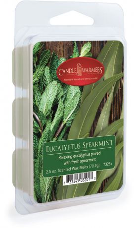 Воск ароматический Candle Warmers "Эвкалипт и мята / Eucalyptus Spearmint", цвет: бежевый, 75 г
