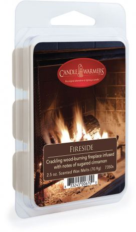Воск ароматический Candle Warmers "Уют камина / Fireside", цвет: бежевый, 75 г